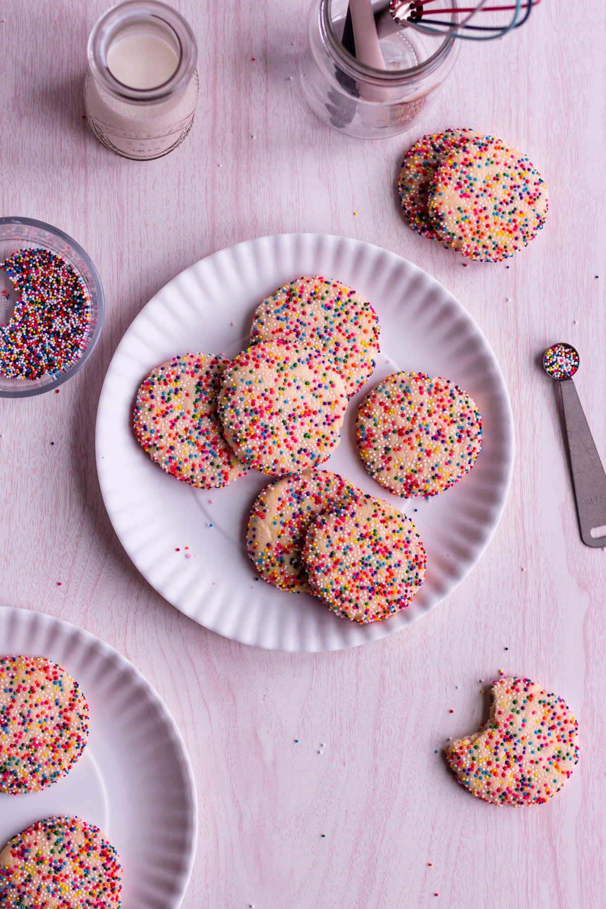 cookies spread on a plate