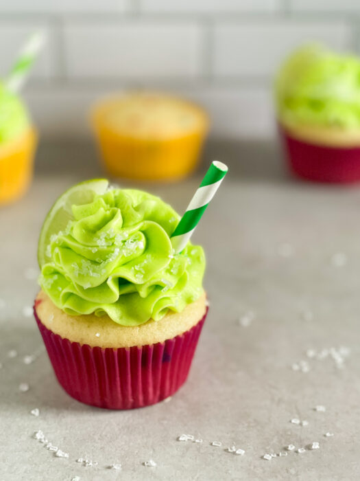 Cupcake with Margarita Buttercream Frosting