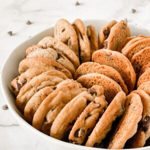 crisco chocolate chip cookies in a bowl