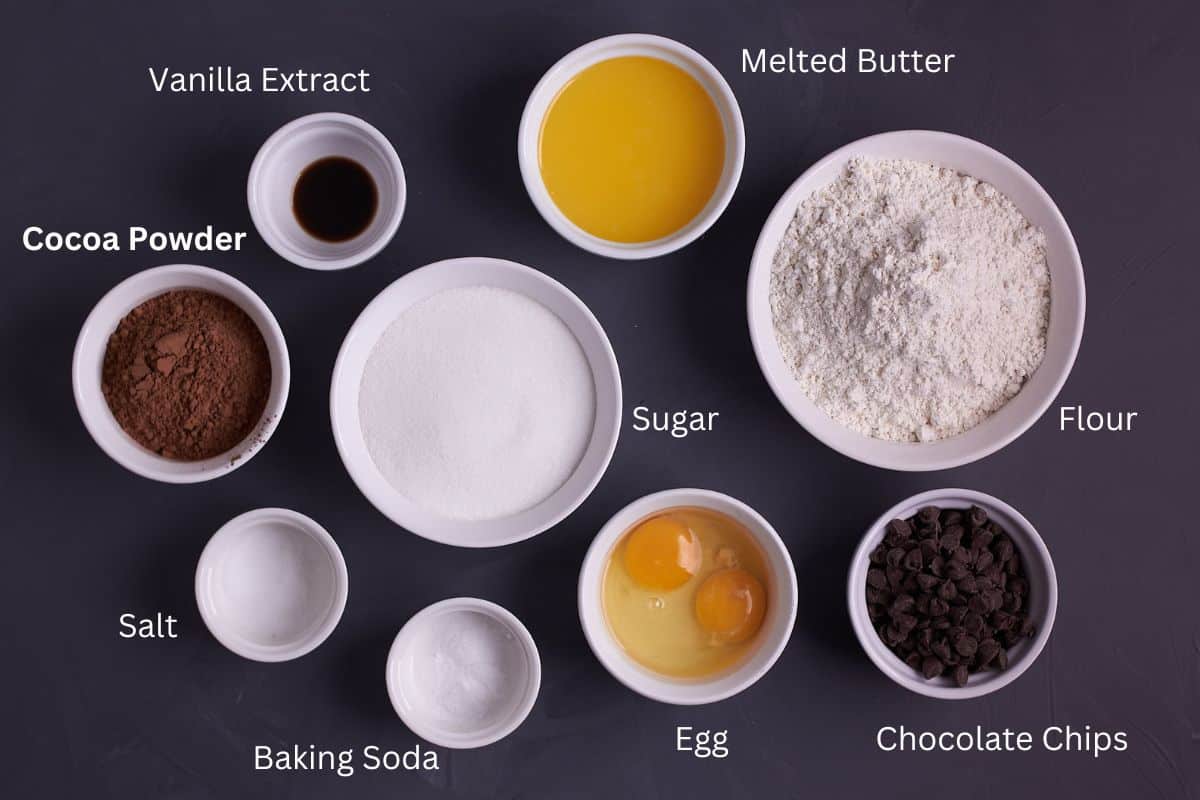 Ingredients in bowls.